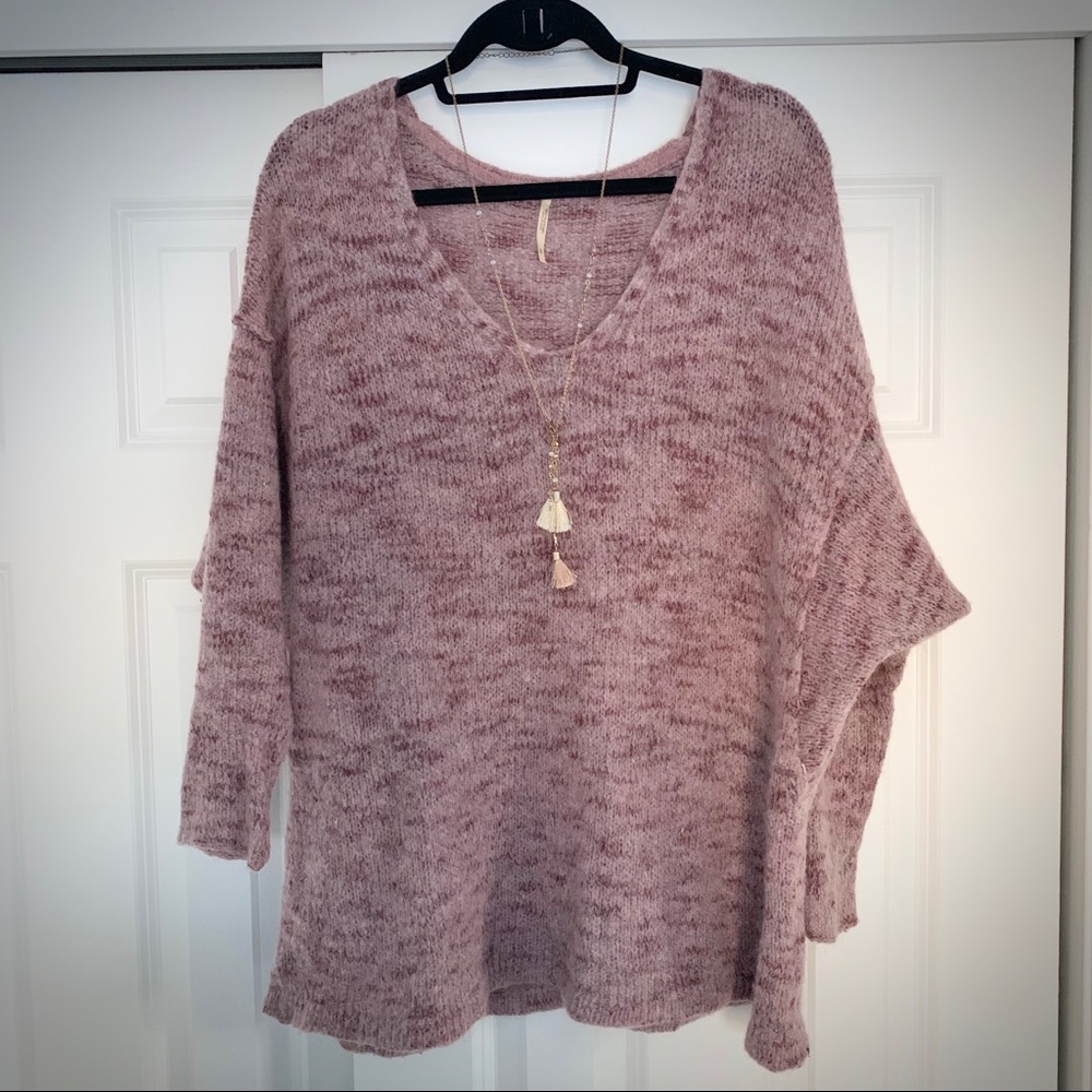 Free People Oversized Alpaca Sweater